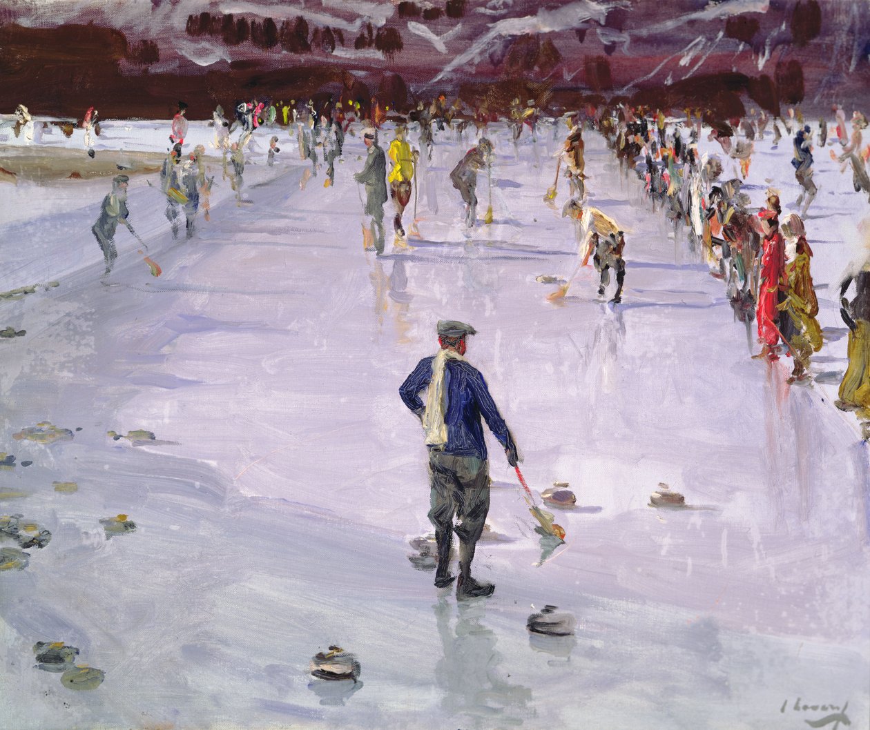 Curling a Wengen da John Lavery