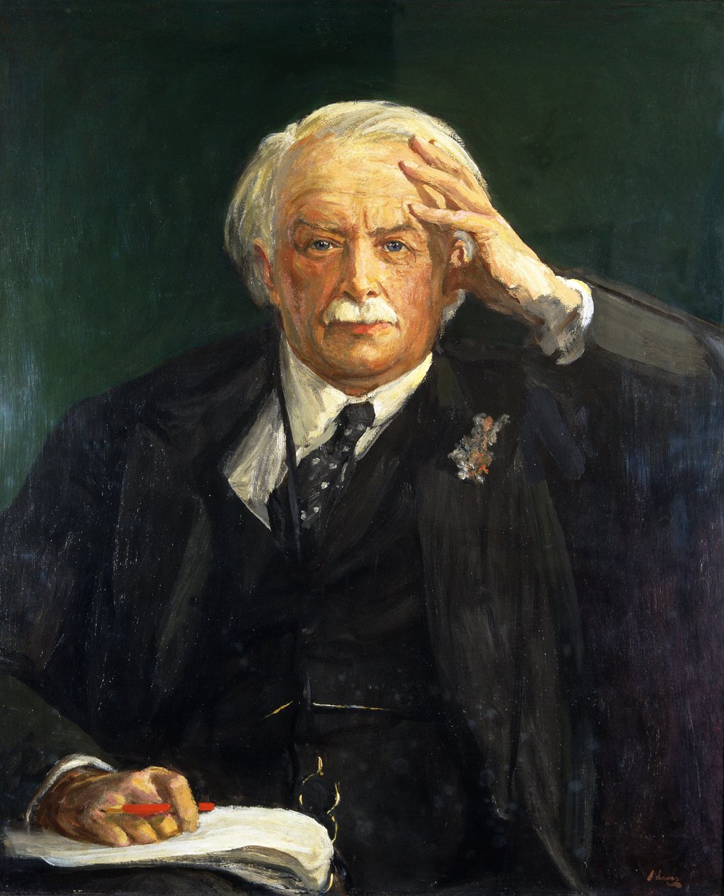 David Lloyd George (olio su tela) da John Lavery