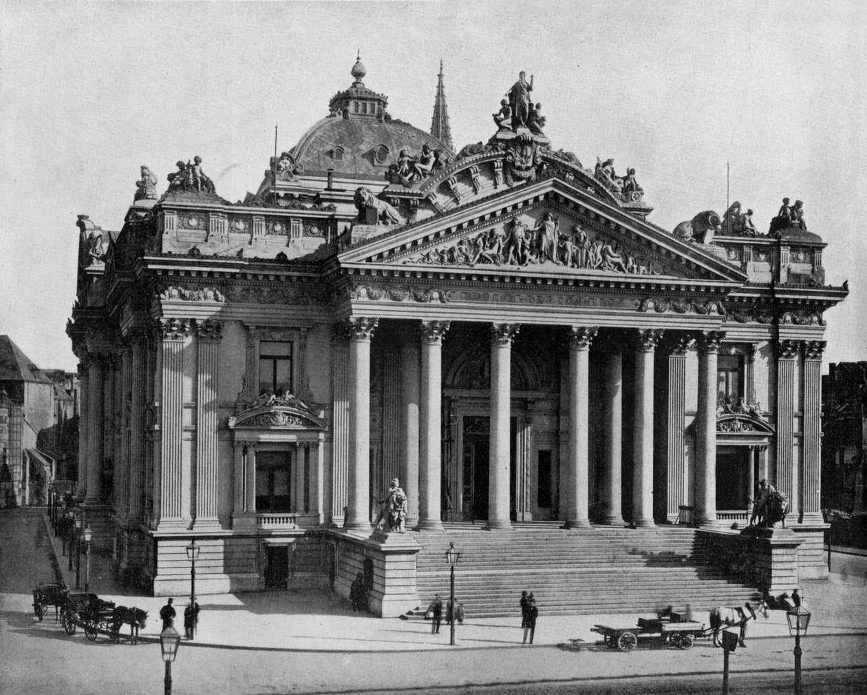 Borsa di Bruxelles, c. 1900 da John Lawson Stoddard