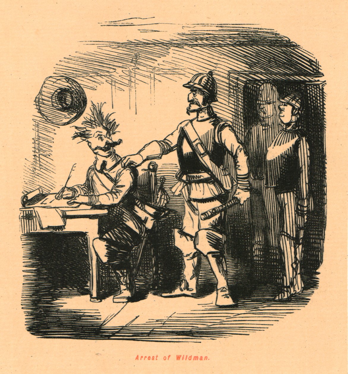 Arresto di Wildman, 1897 da John Leech