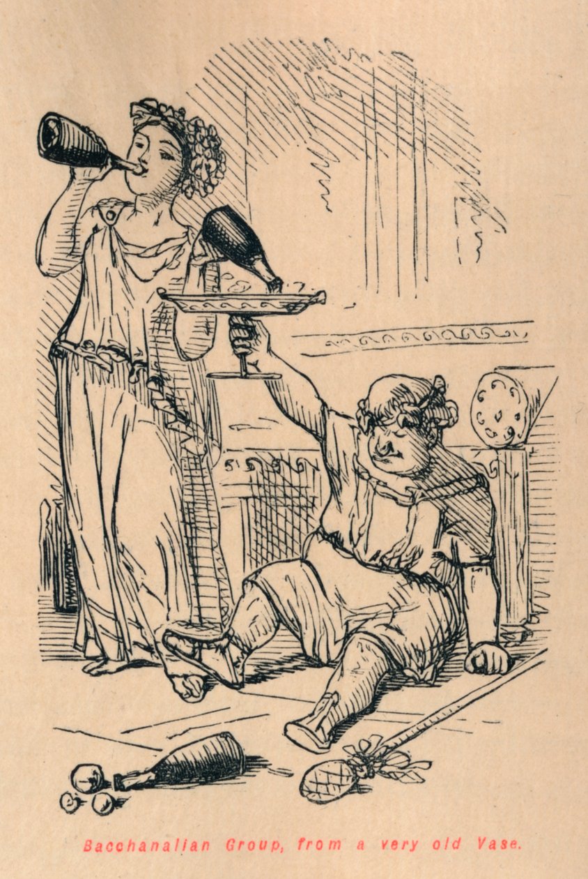 Gruppo bacchico, da un vaso molto antico, 1852 da John Leech