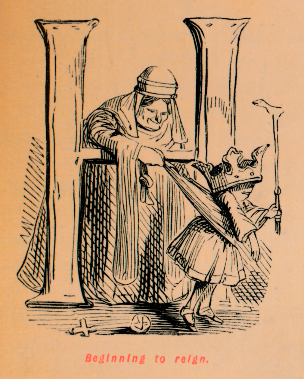 Inizio del regno, c1860, c1860 da John Leech