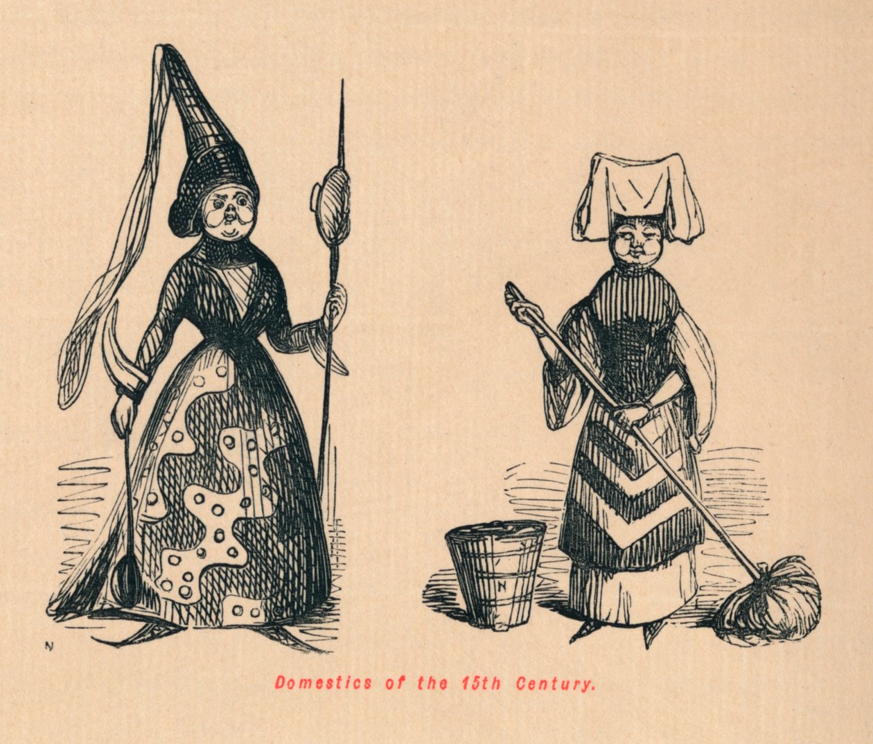 Domestici del XV secolo da John Leech