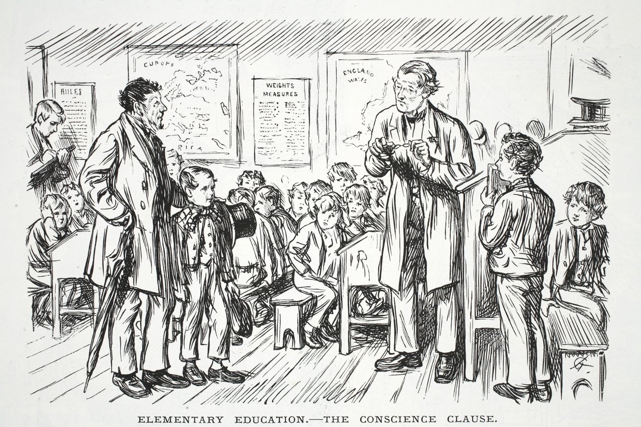 Istruzione elementare - la clausola di coscienza da John Leech