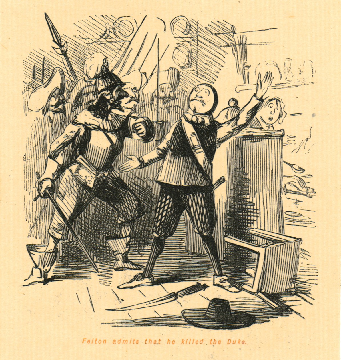 Felton ammette di aver ucciso il Duca da John Leech