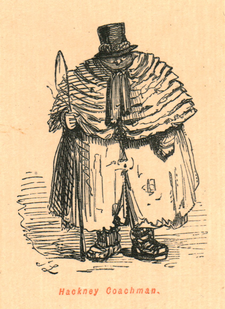 Cocchiere di Hackney, 1897 da John Leech