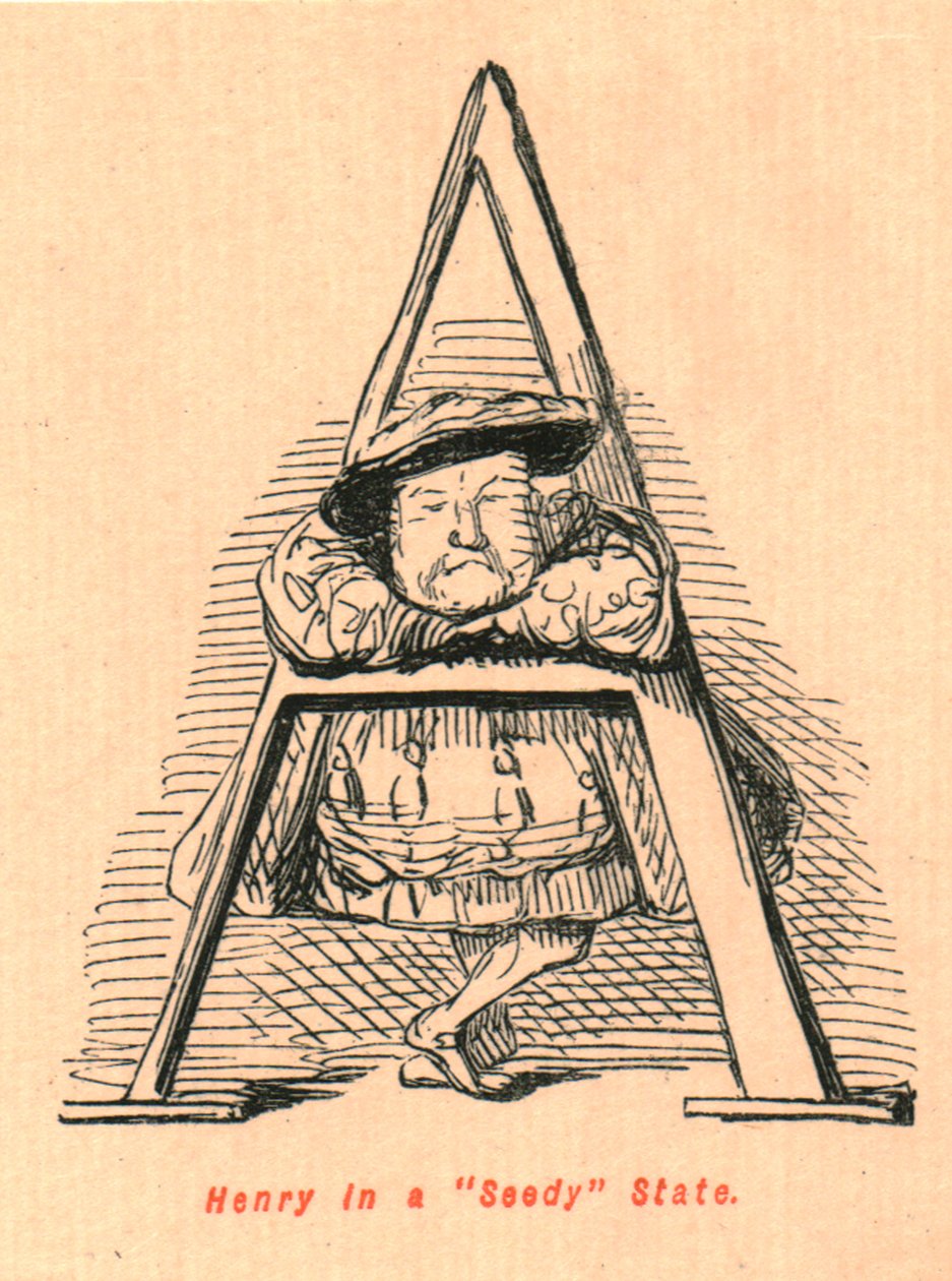 Henry in uno stato trasandato da John Leech