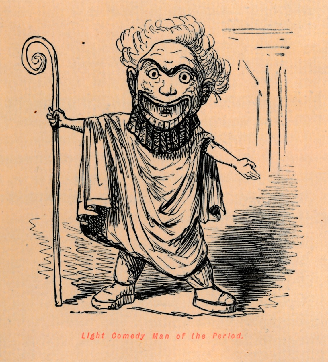 Uomo di commedia leggera del periodo da John Leech