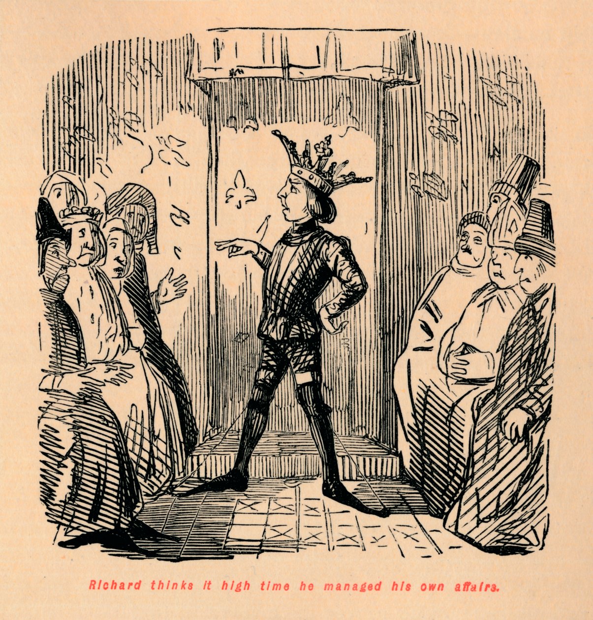 Richard pensa che sia ora di gestire i suoi affari, c1860 da John Leech