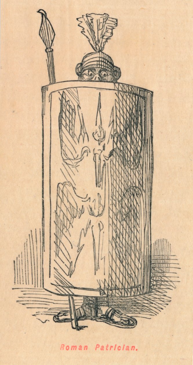 Patrizio romano, 1852 da John Leech