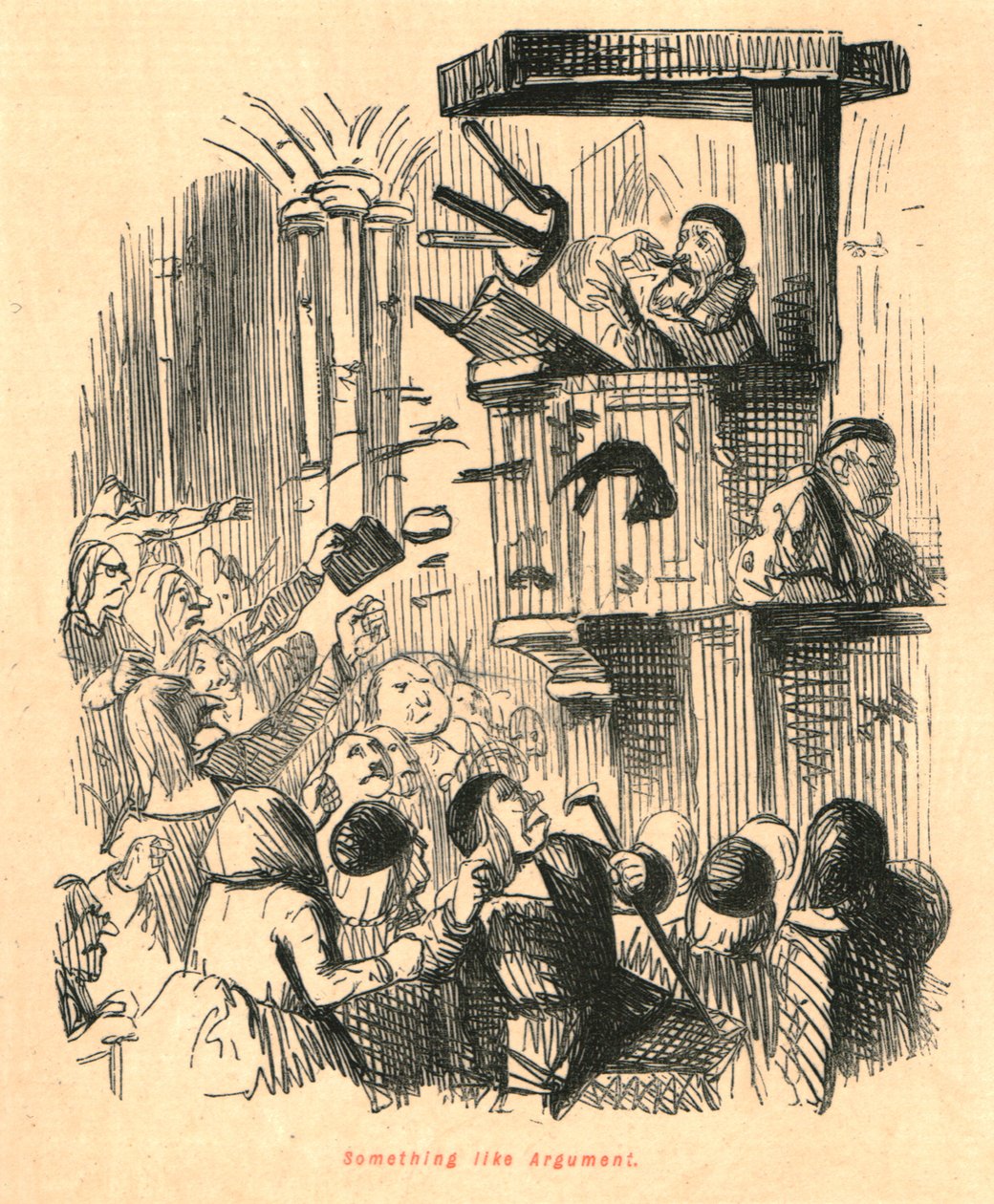 Qualcosa come un argomento, 1897 da John Leech