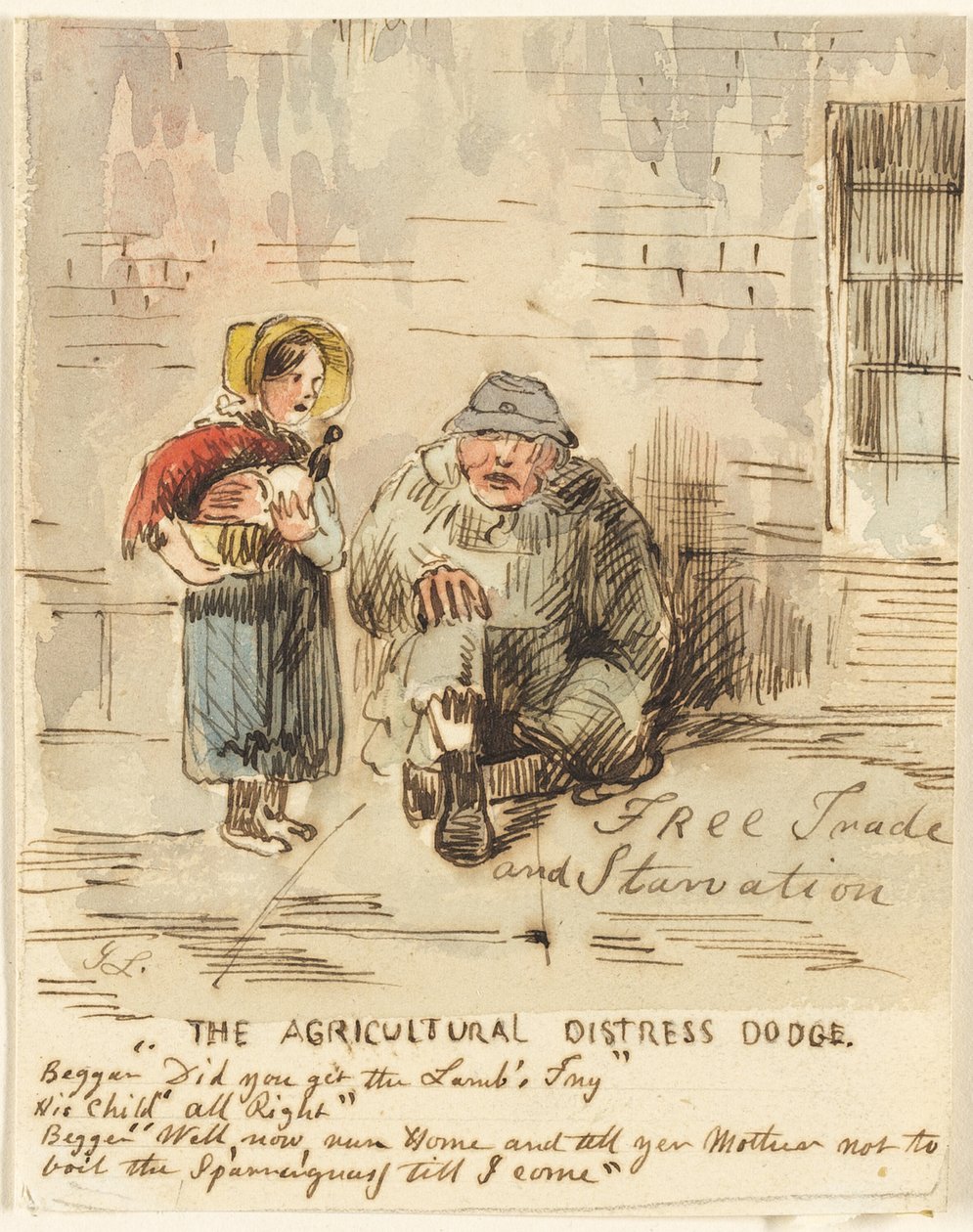 La sofferenza agricola da John Leech