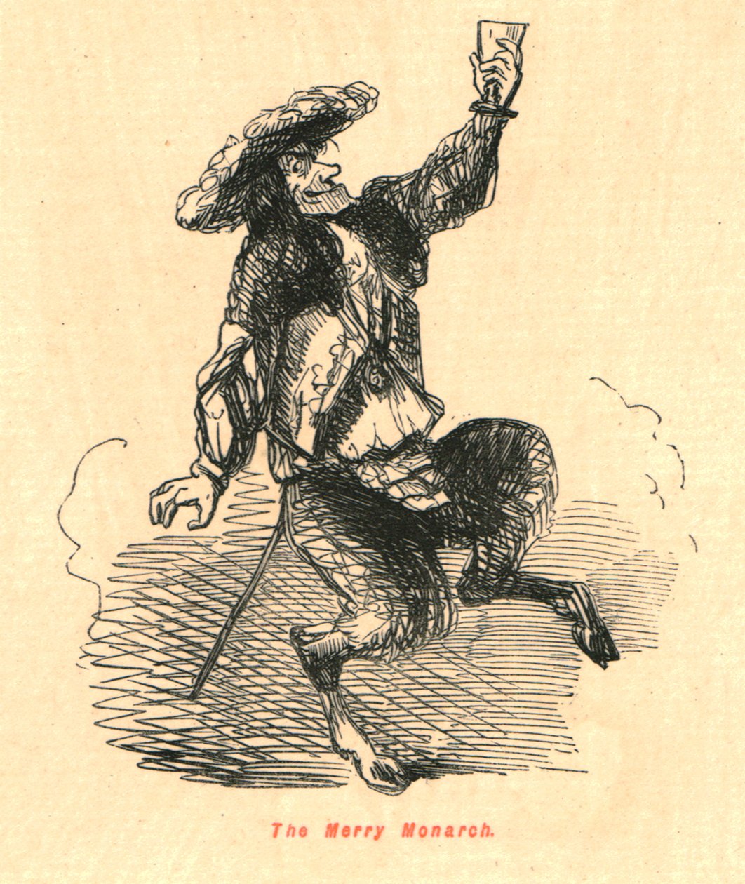 Il monarca allegro, 1897 da John Leech