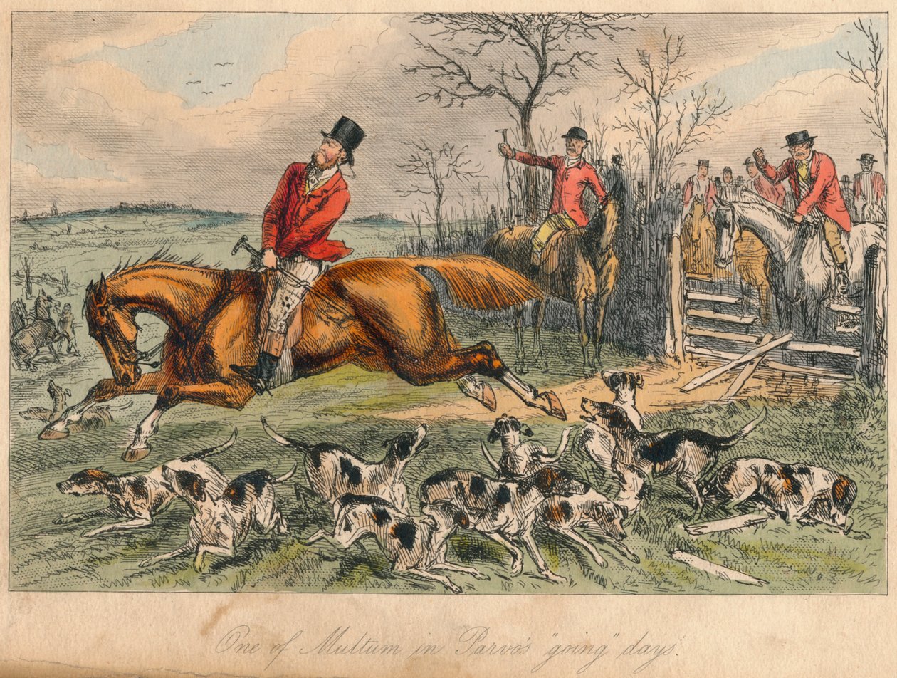 Uno dei giorni di Multum in Parvos da John Leech and Hablot Knight Browne