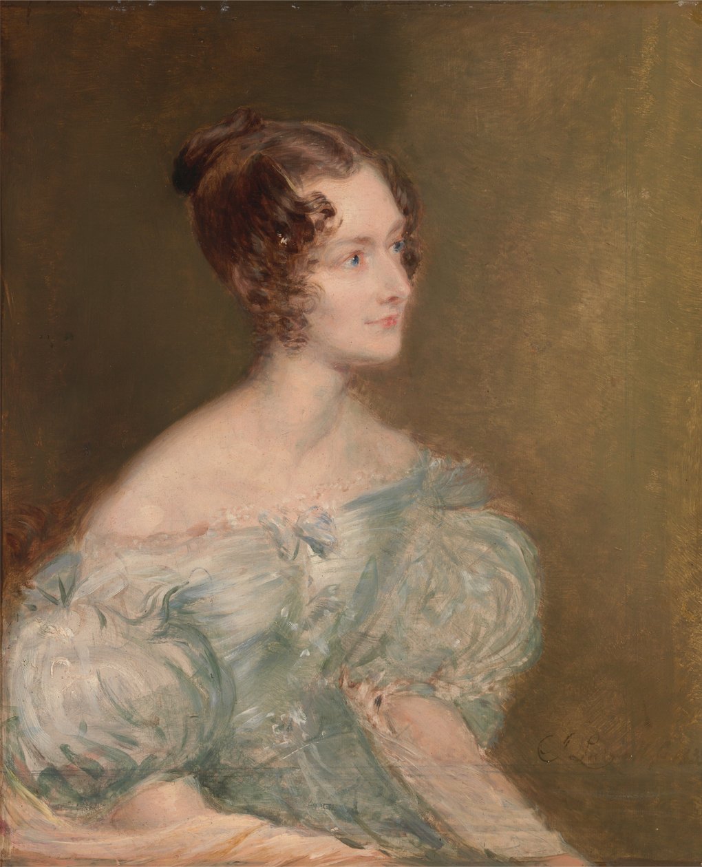 Ritratto di una donna, probabilmente Mrs. Price di Rugby da John Linnell