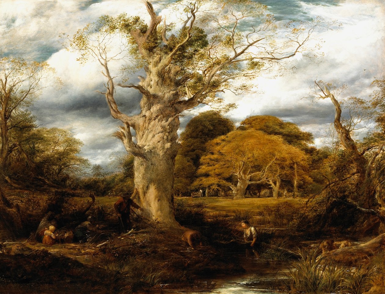 Scena boschiva da John Linnell