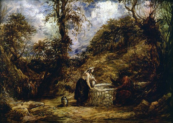 Cristo e la Donna di Samaria al Pozzo da John Linnell