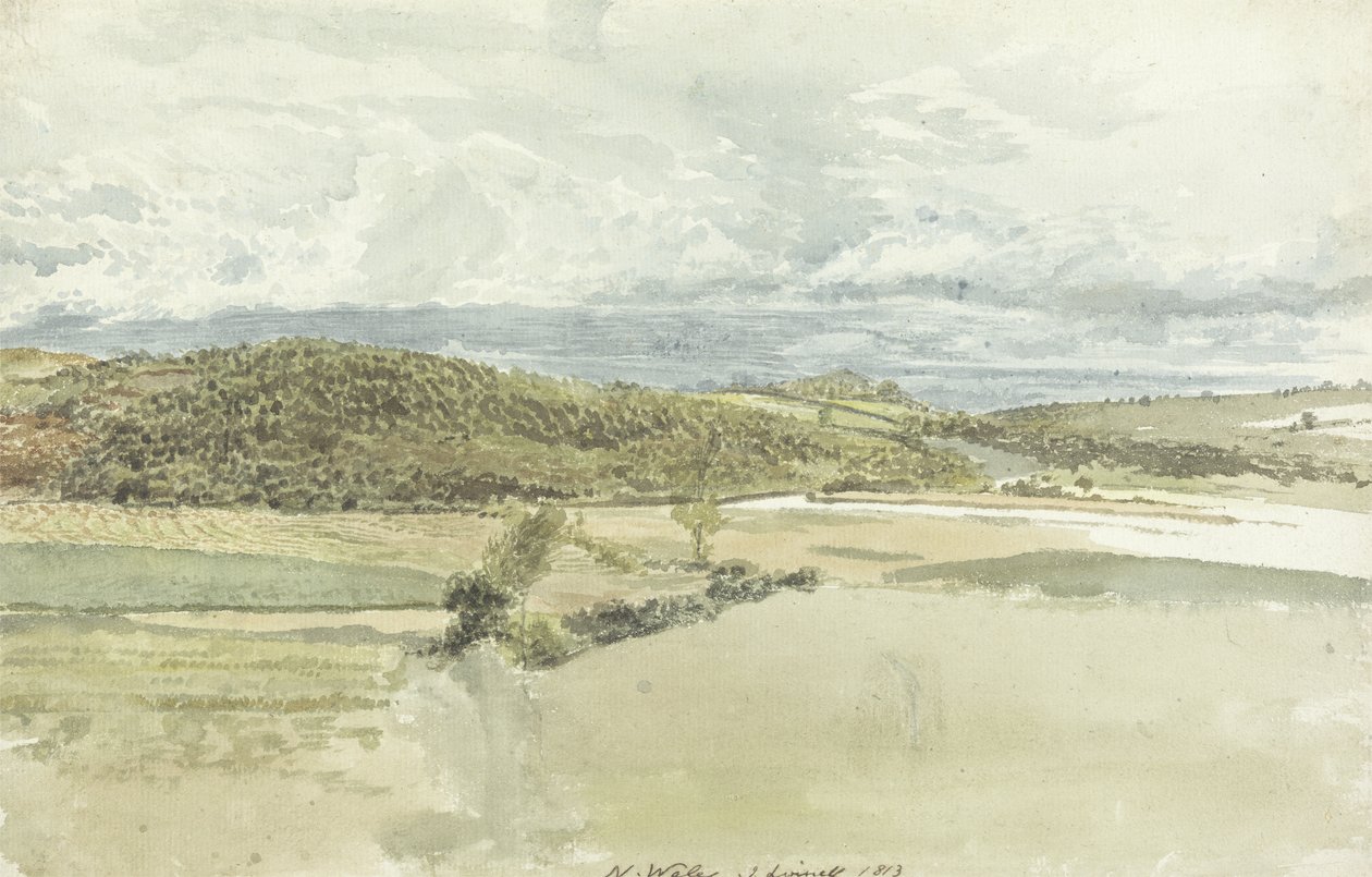 Paesaggio nel Galles del Nord, 1813 da John Linnell