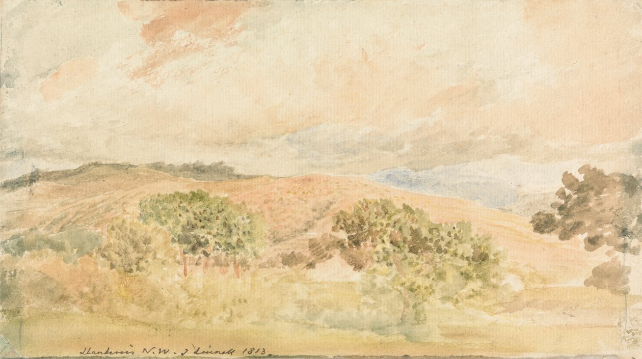 Llanberis, Galles del Nord da John Linnell