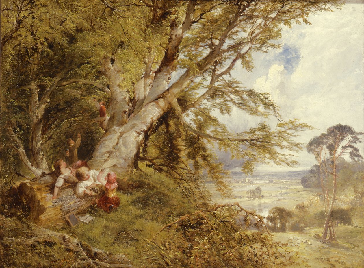 Il nido degli uccelli da John Linnell
