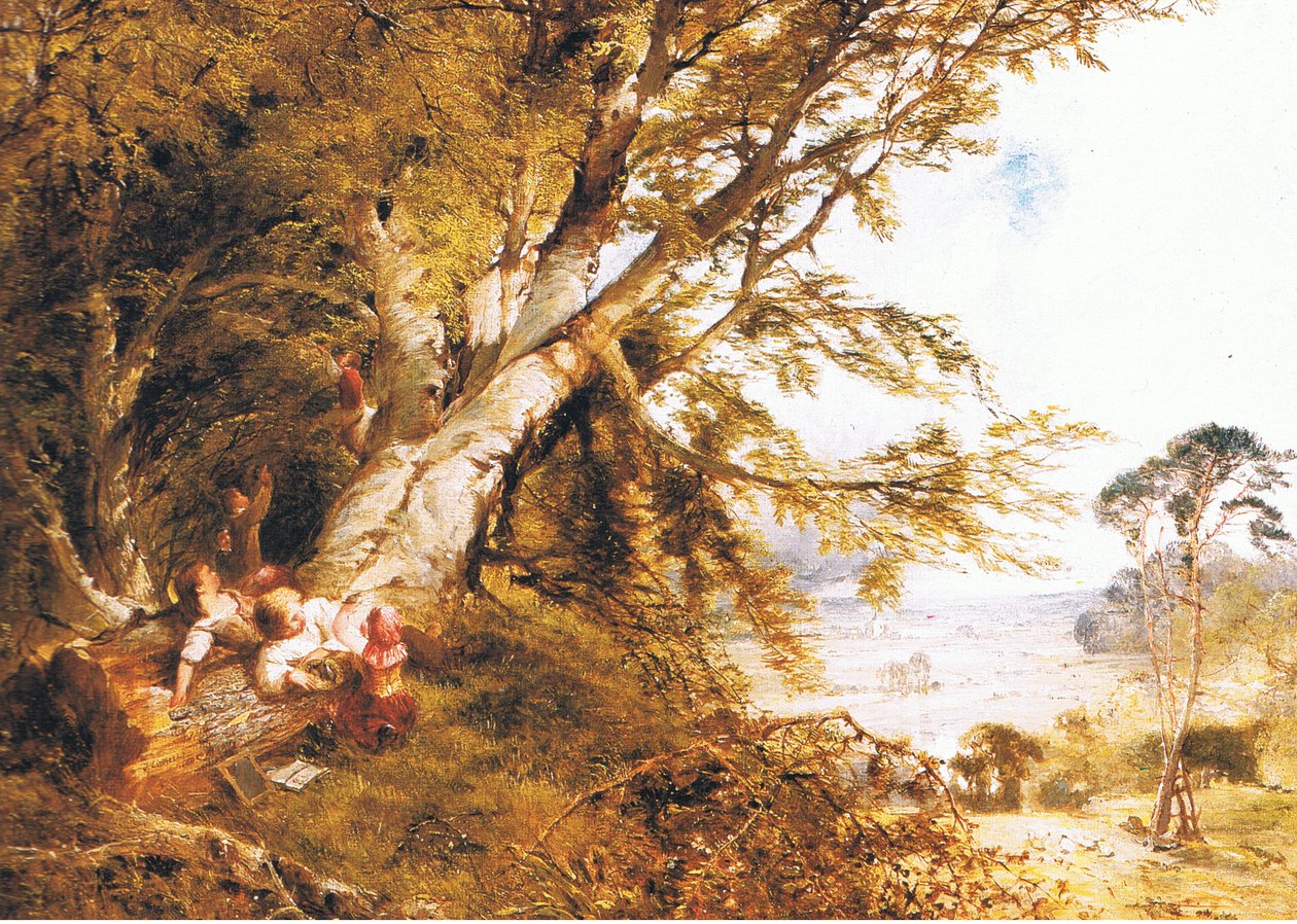 Il nido degli uccelli da John Linnell