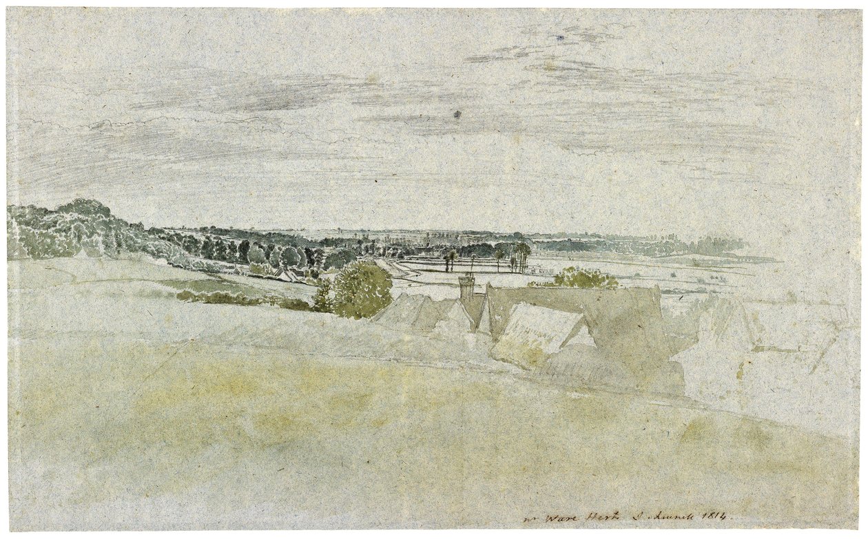 Veduta di Amwell Hill, vicino a Ware, nell