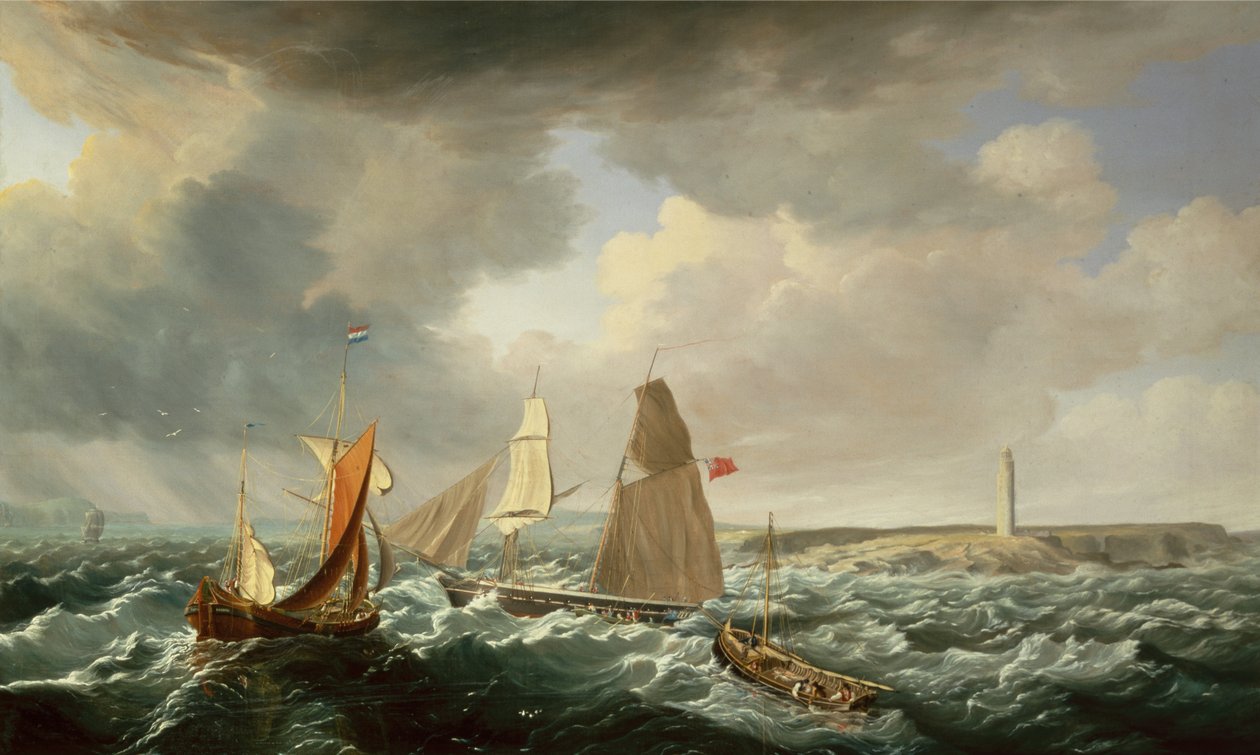 Una Brigantina, un Galiotto Olandese e Pescherecci da John Lynn