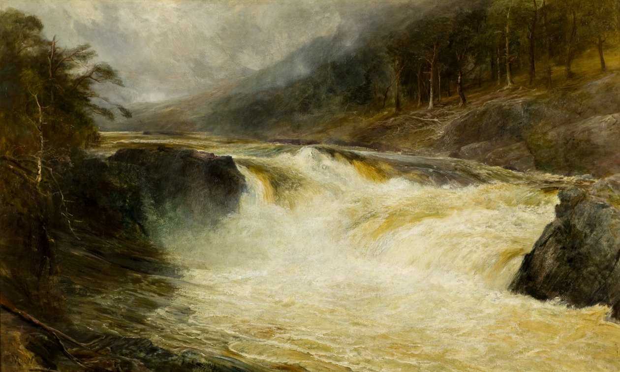 Le cascate di Tummel da John MacWhirter