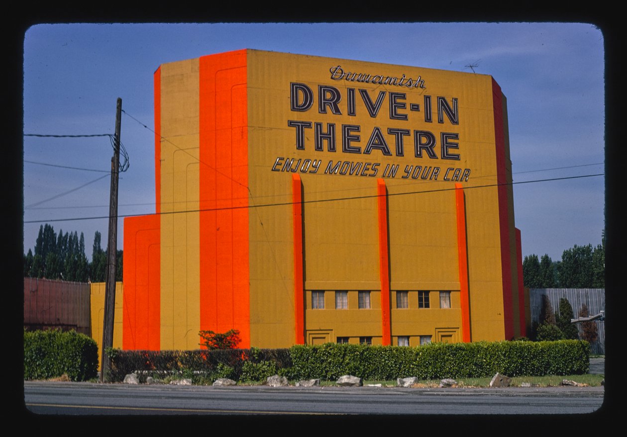 Teatro Duwamish Drive-in, E. Marginal Way, Seattle, Washington, USA da John Margolies