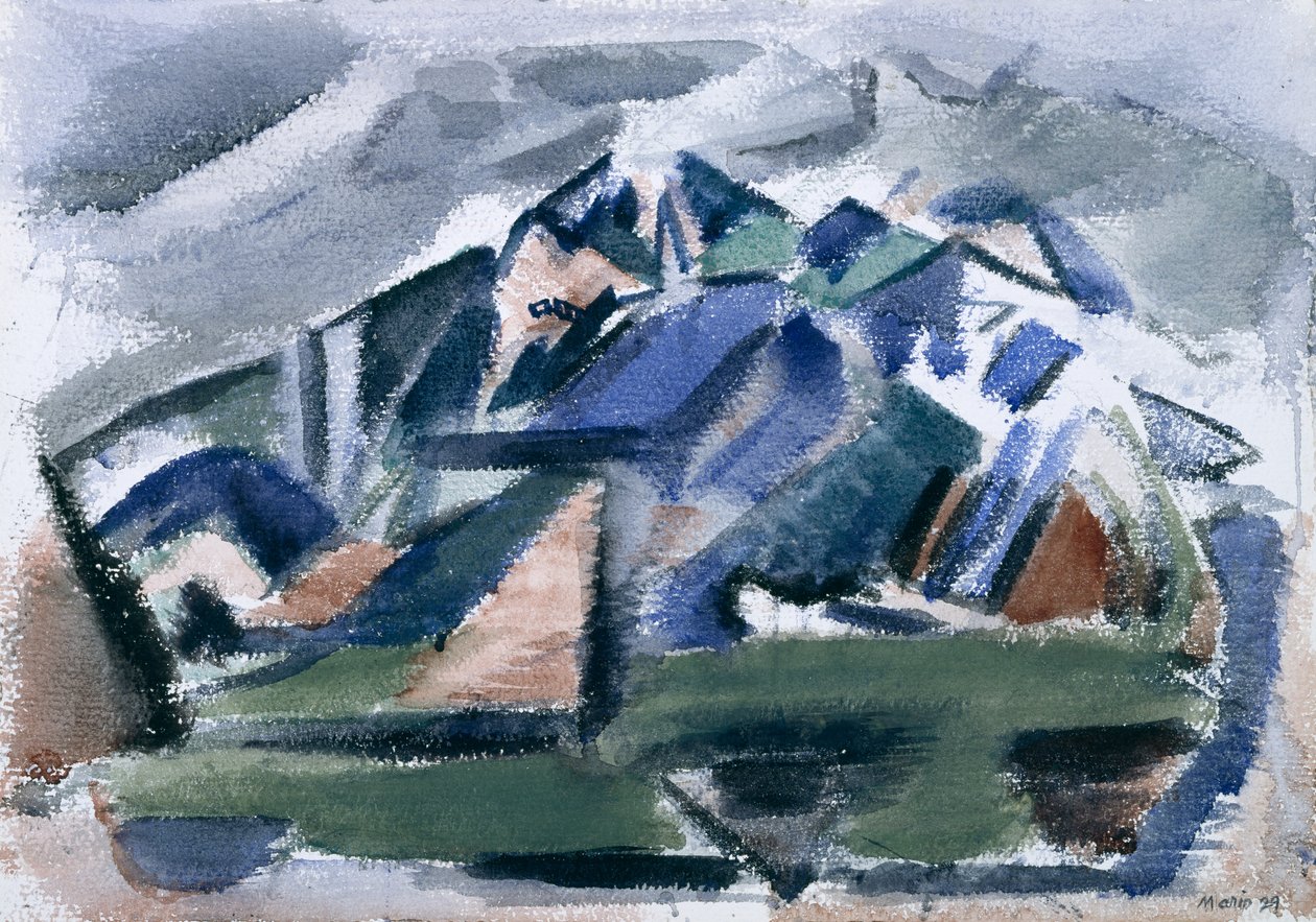 La montagna, Taos, Nuovo Messico da John Marin