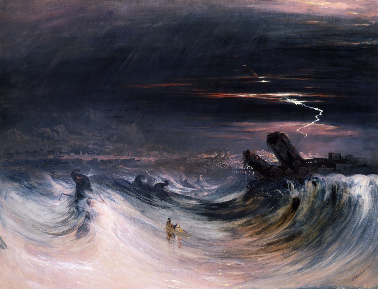 Distruzione di Tiro da John Martin