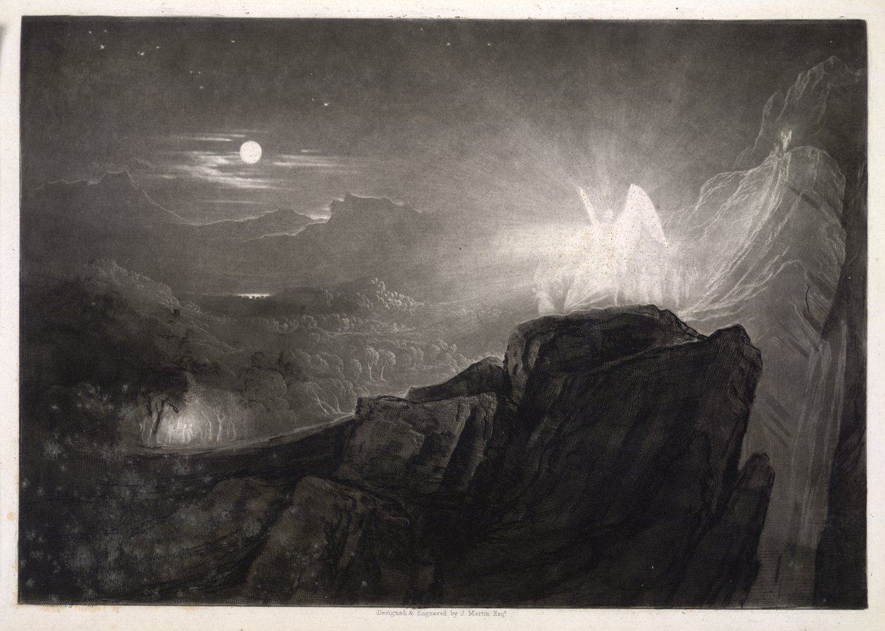 Illustrazione da Paradiso Perduto da John Martin