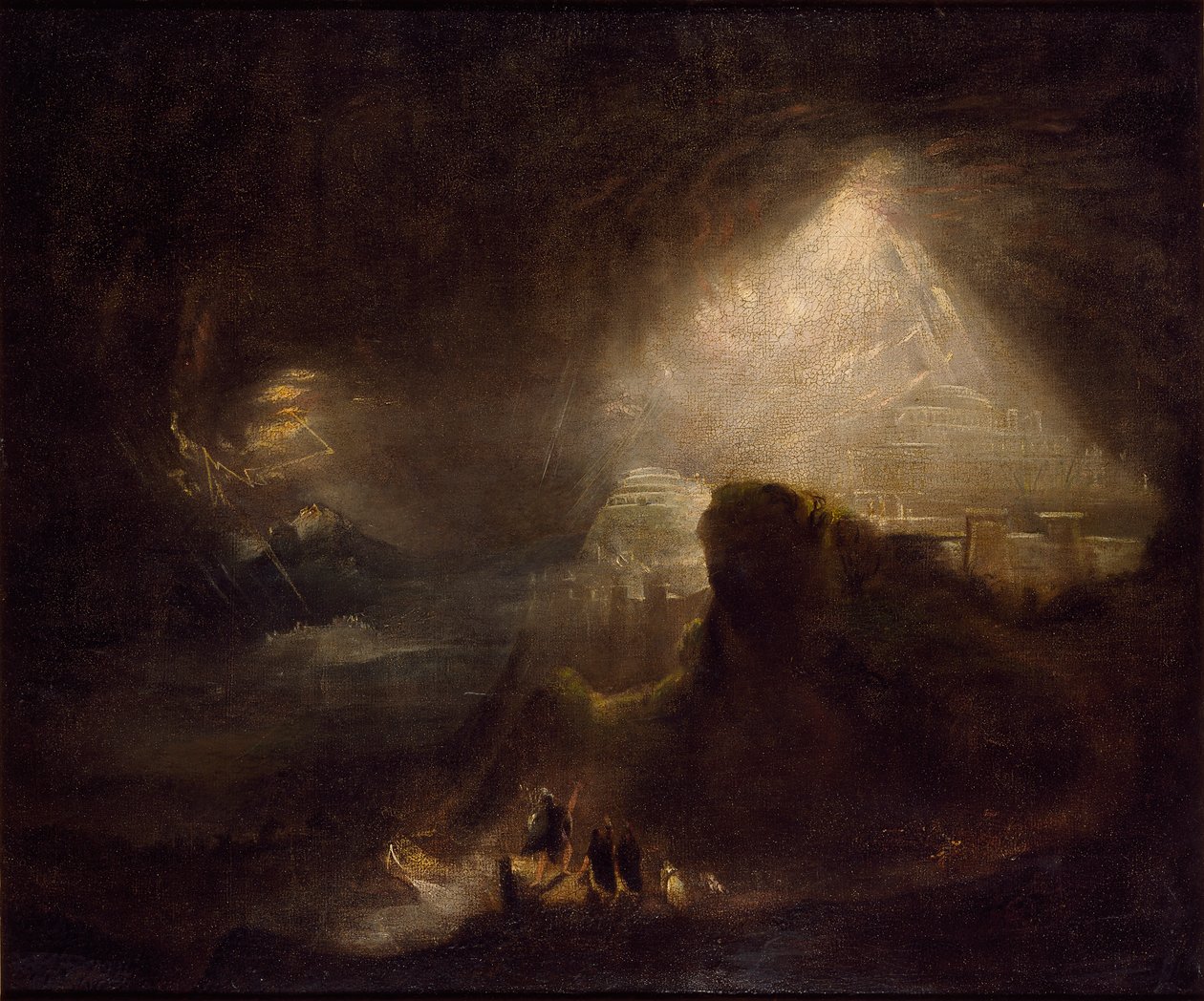 Giosuè comanda al Sole di fermarsi da John Martin