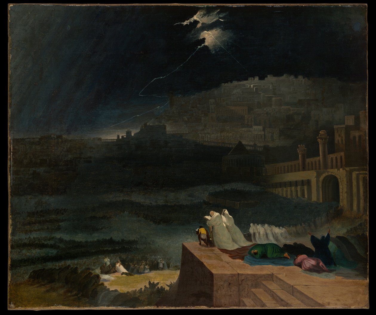 Pentimento di Ninive da John Martin