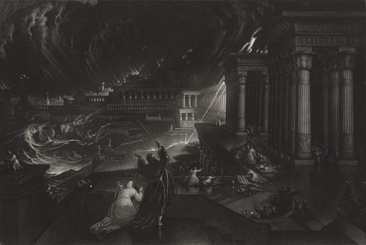 La settima piaga da John Martin