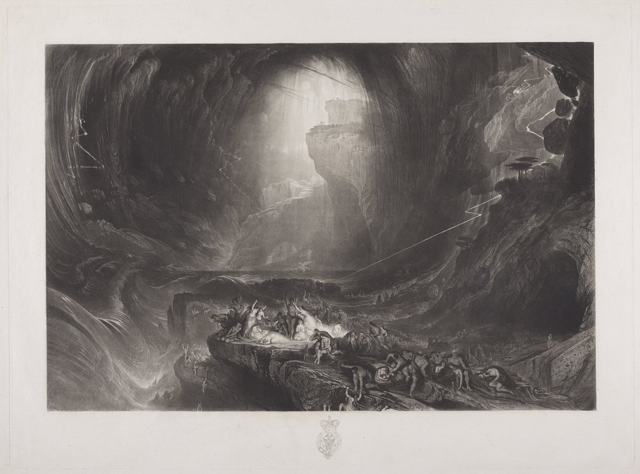 Il Diluvio, c.1828 da John Martin