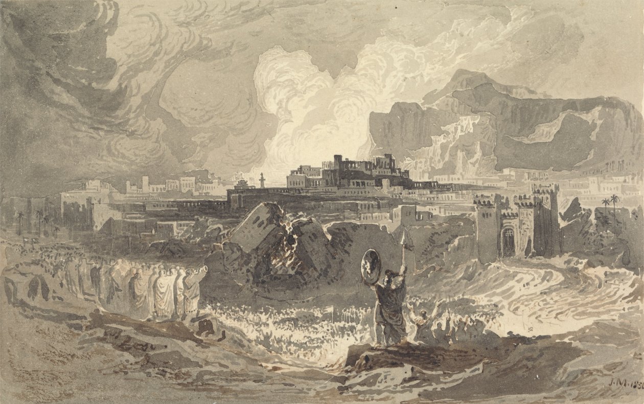 Le Mura di Gerico da John Martin