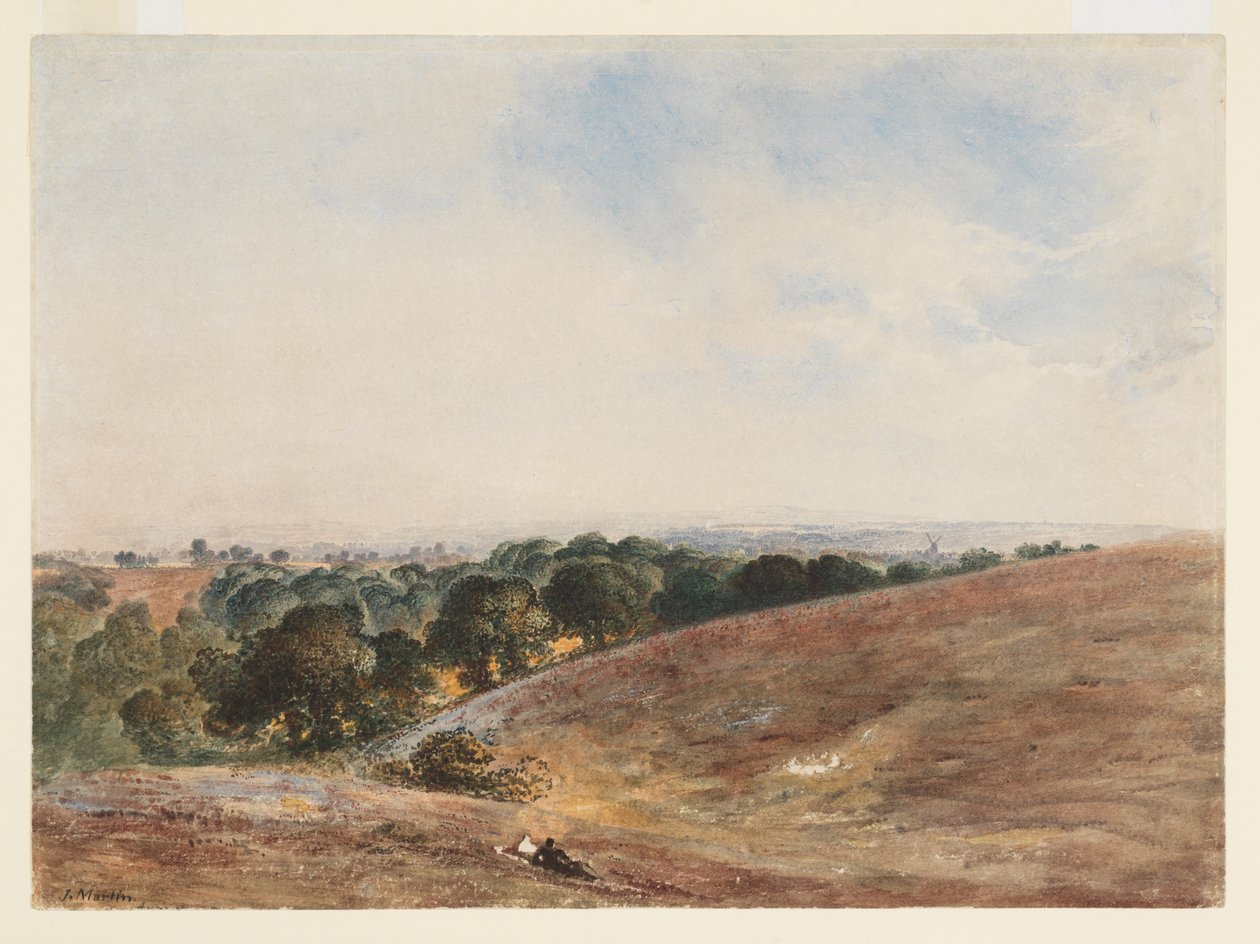 Veduta delle South Downs da John Martin