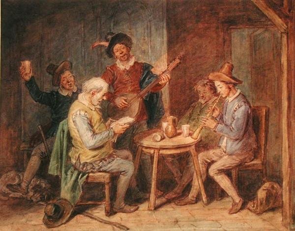 Una festa musicale da John Massey Wright