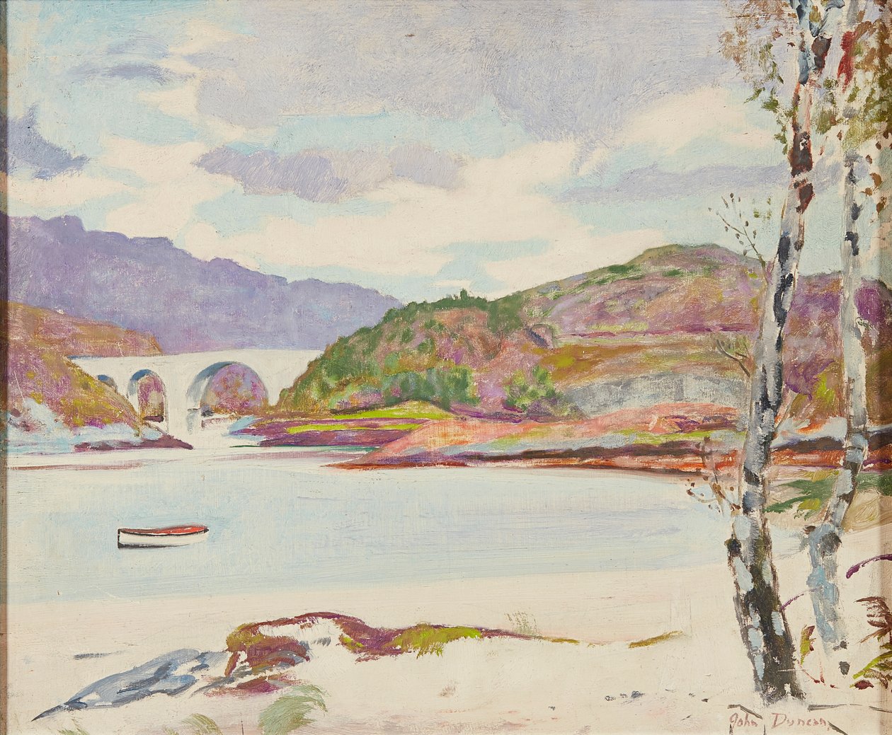 Ponte sul fiume da John Duncan