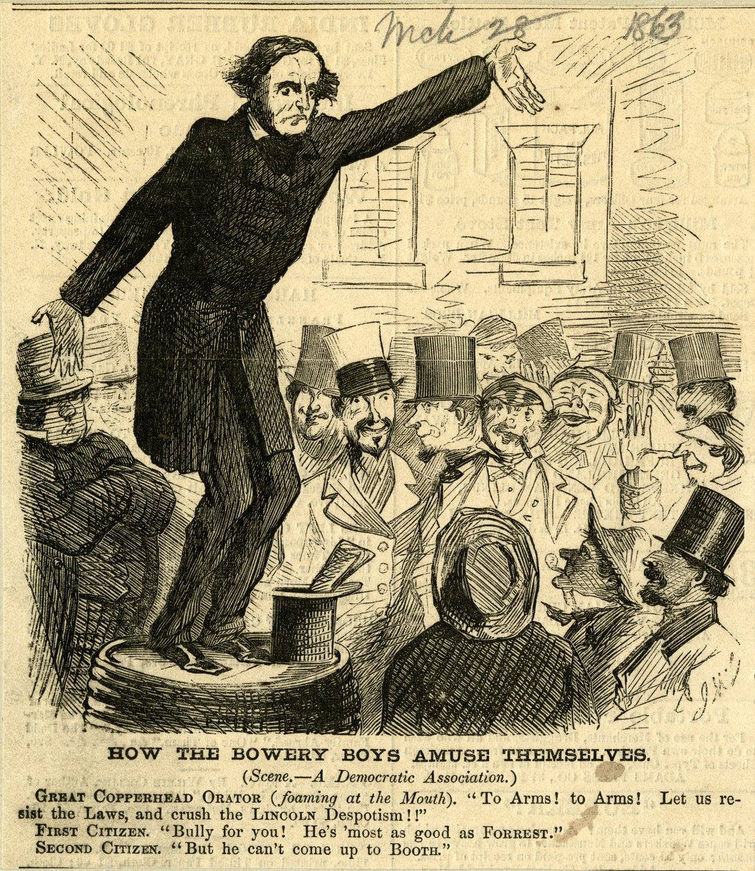 Come si Divertono i Ragazzi di Bowery, 1863 da John McLenan