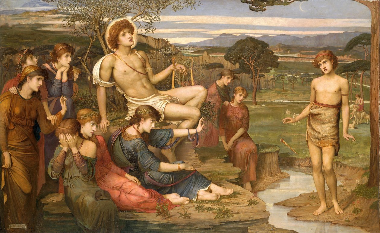 Apollo e Marsia da John Melhuish Strudwick