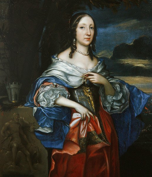 Ritratto di una signora ritenuta Elizabeth Claypole da John Michael Wright