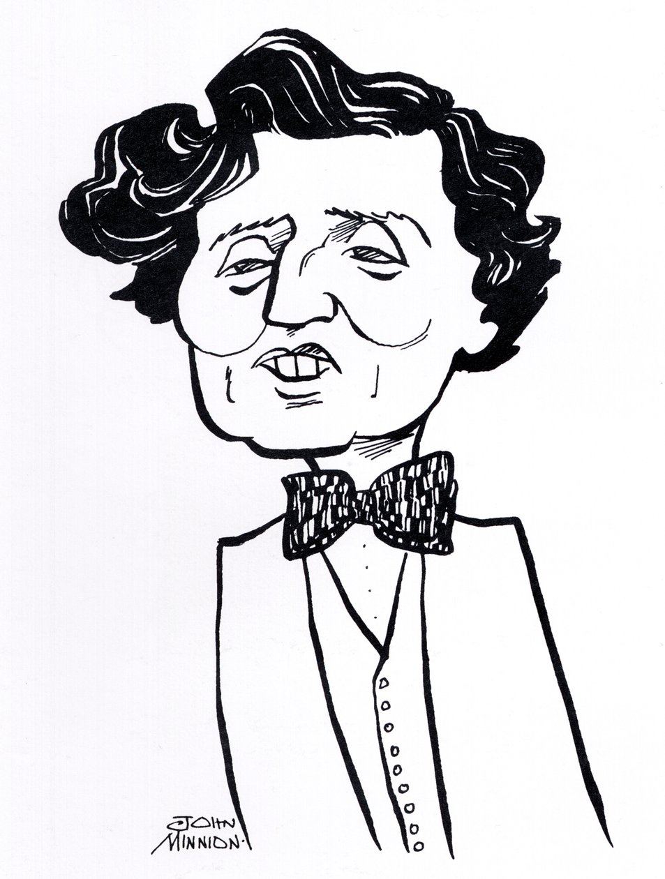 Alban Berg, caricatura - Compositore austriaco, 9 febbraio 1885 - 24 dicembre 1935 da John Minnion