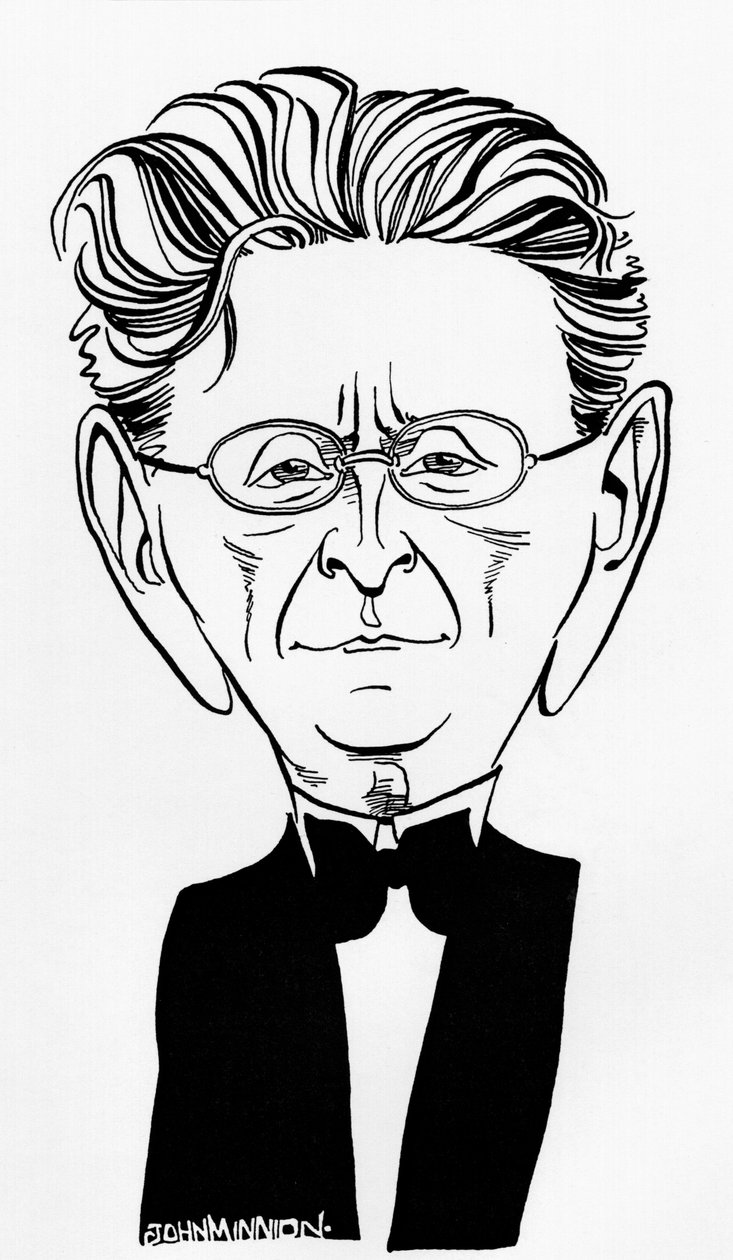 Alexander von Zemlinsky -caricatura da John Minnion