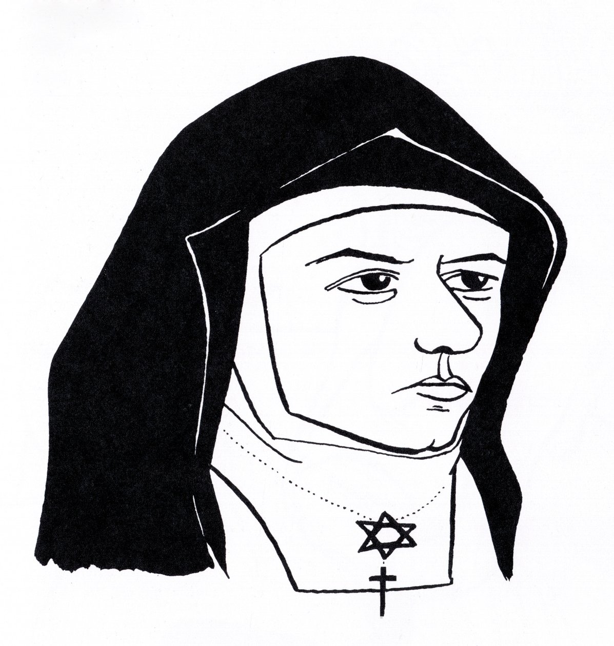 Edith Stein, alias Santa Teresa Benedetta della Croce, è stata filosofa, femminista, monaca carmelitana e martire. da John Minnion