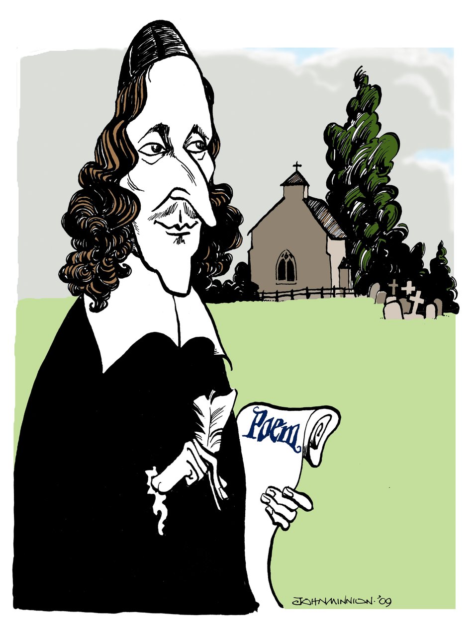 George Herbert - Poeta gallese, oratore, sacerdote anglicano da John Minnion