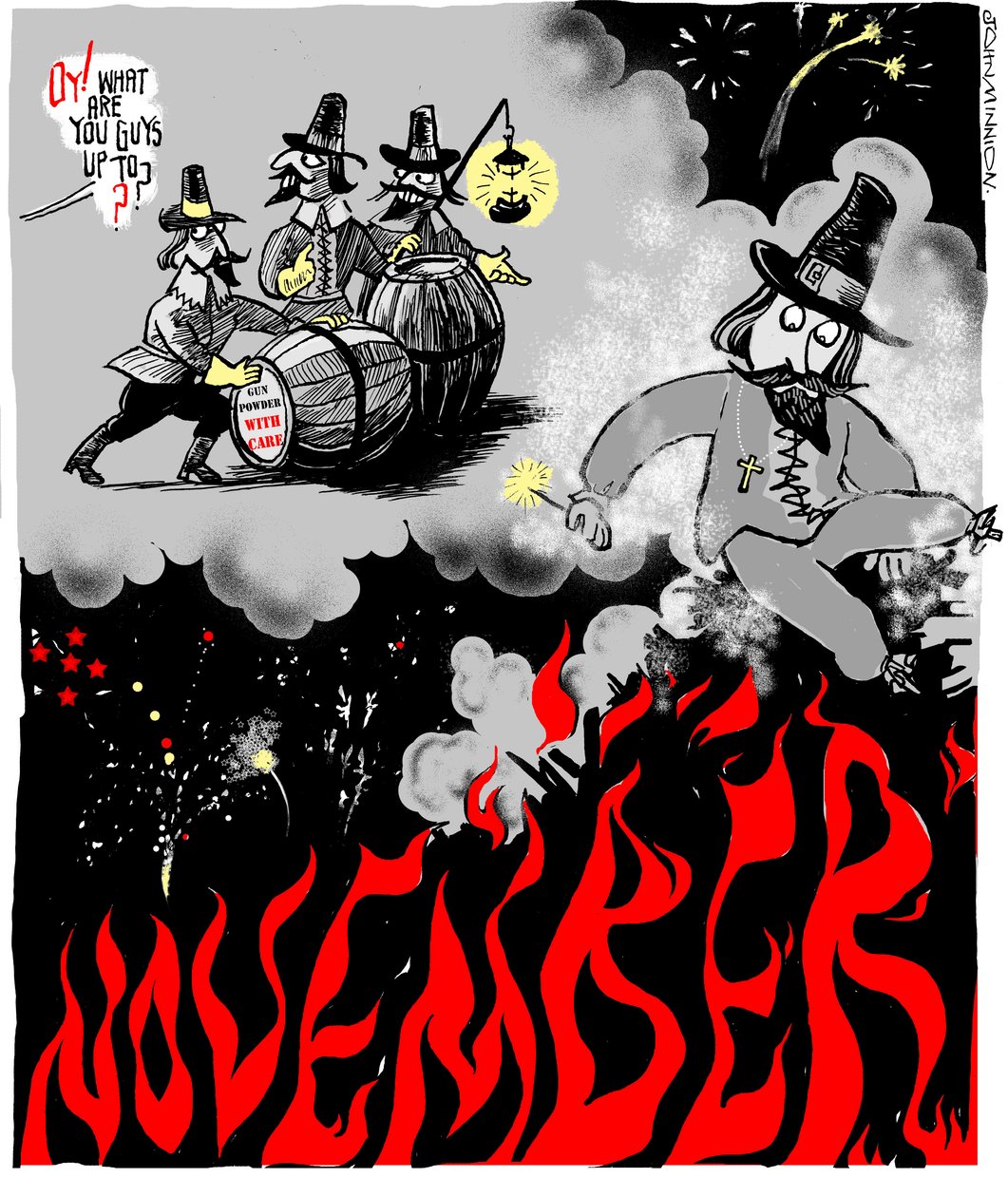 Giorno di Guy Fawkes, 5 novembre da John Minnion