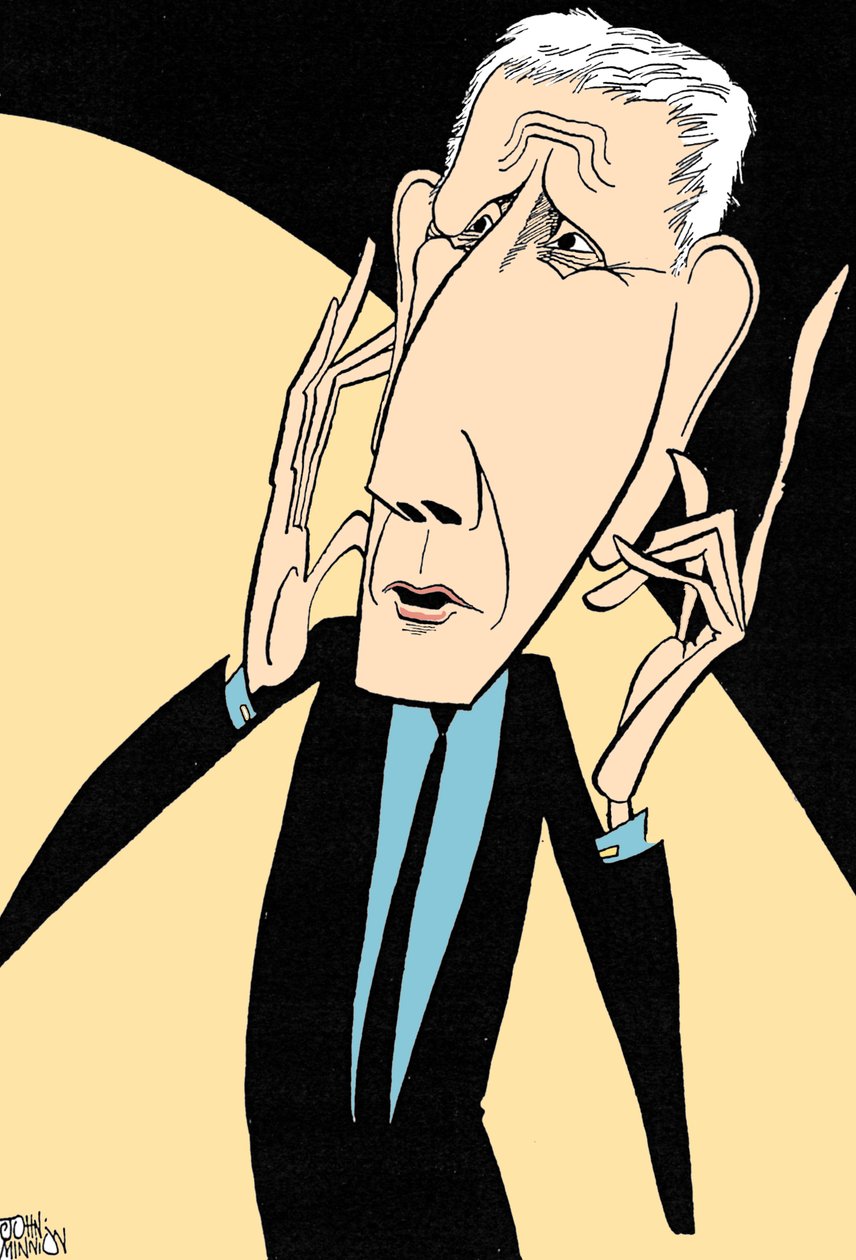 Jonathan Miller, caricatura di John Minnion da John Minnion
