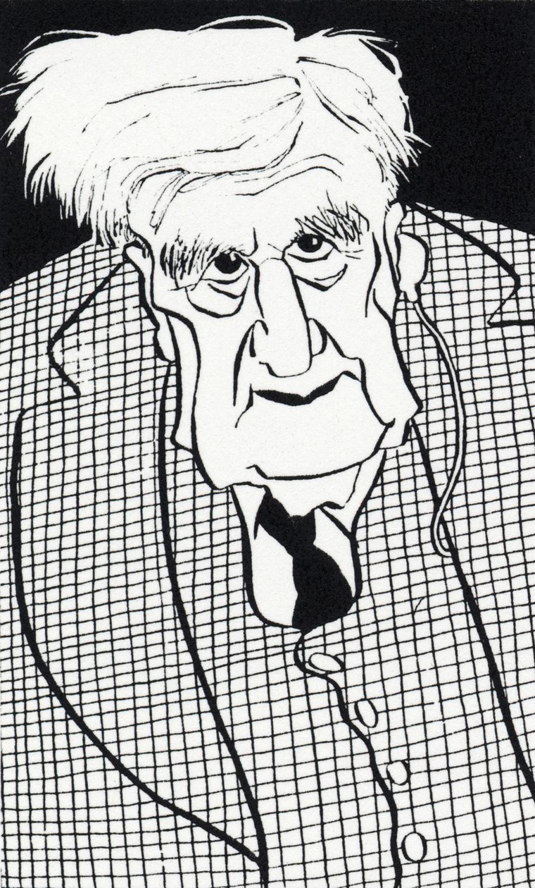 Ralph Vaughan Williams - caricatura da John Minnion